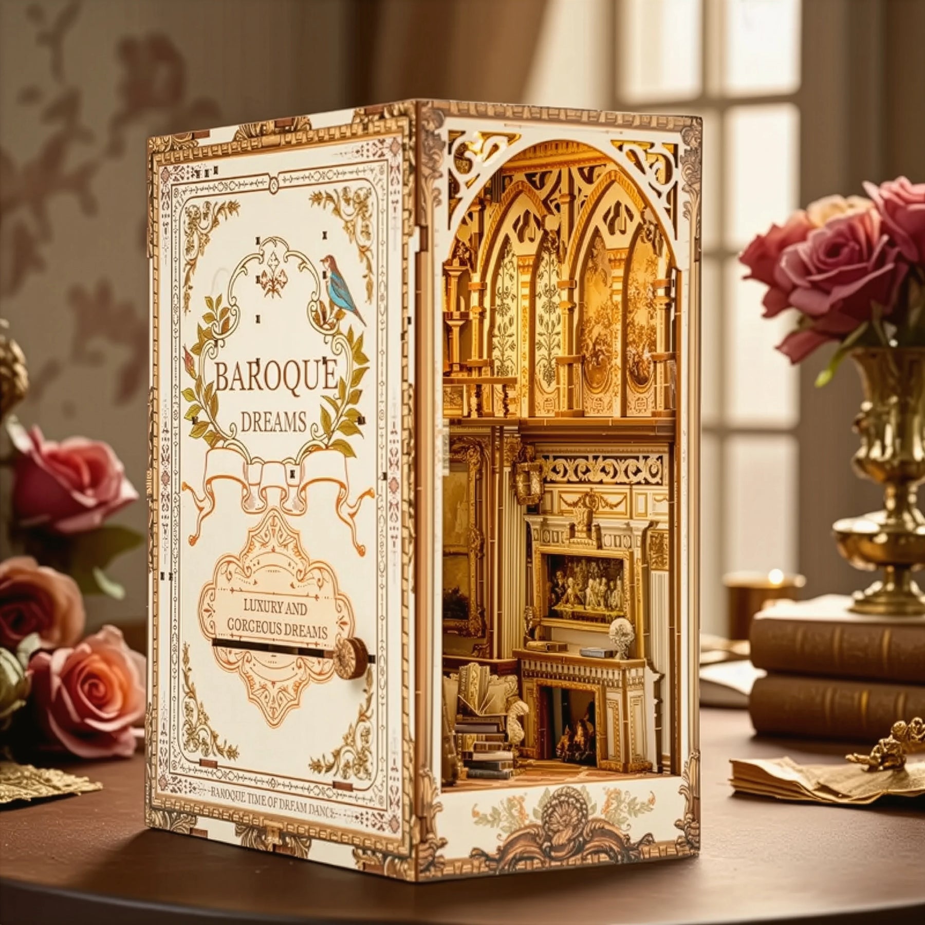 Book Nook "Biblioteca dos Sonhos Clássicos" DIY (Faça Você Mesmo)