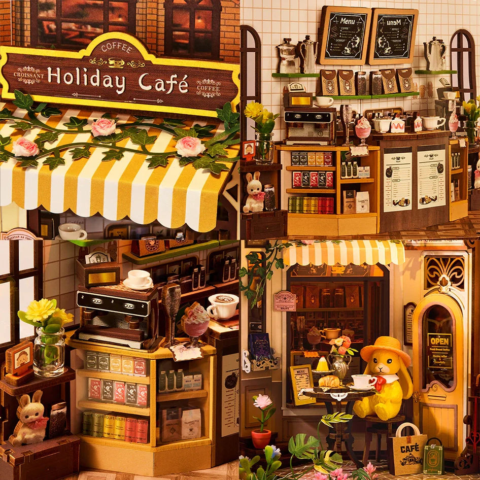 Book Nook "Café Aconchegante" DIY (Faça Você Mesmo)