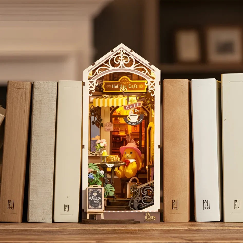 Book Nook "Café Aconchegante" DIY (Faça Você Mesmo)