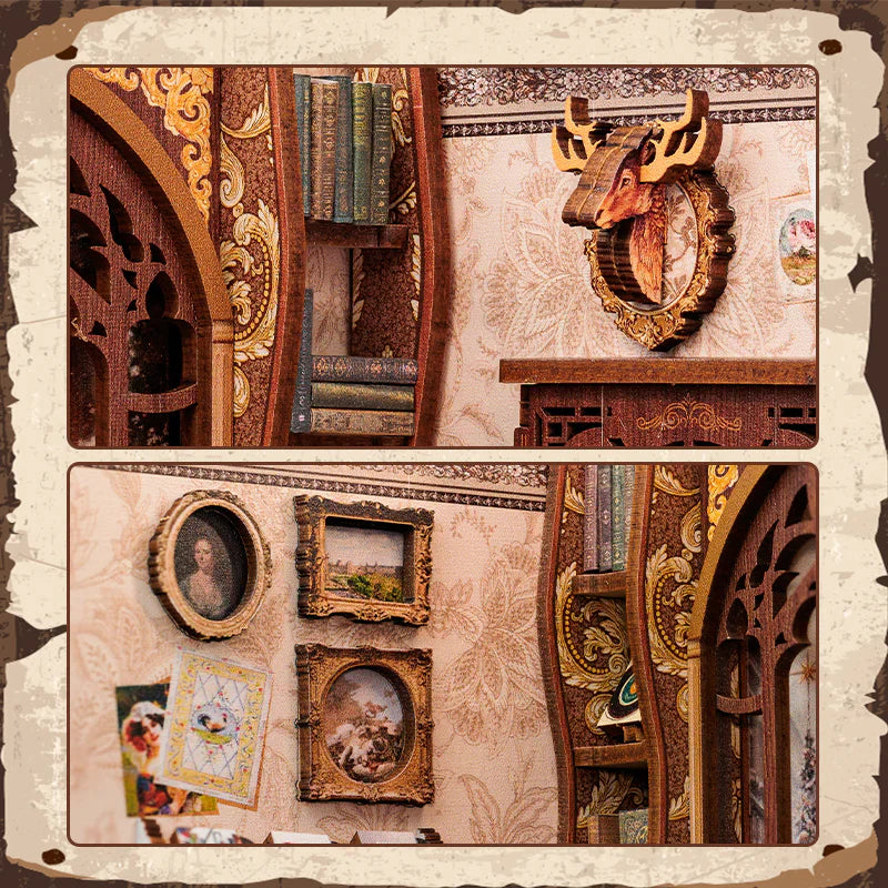 Book Nook "Ecos de uma Livraria" DIY (Faça Você Mesmo)