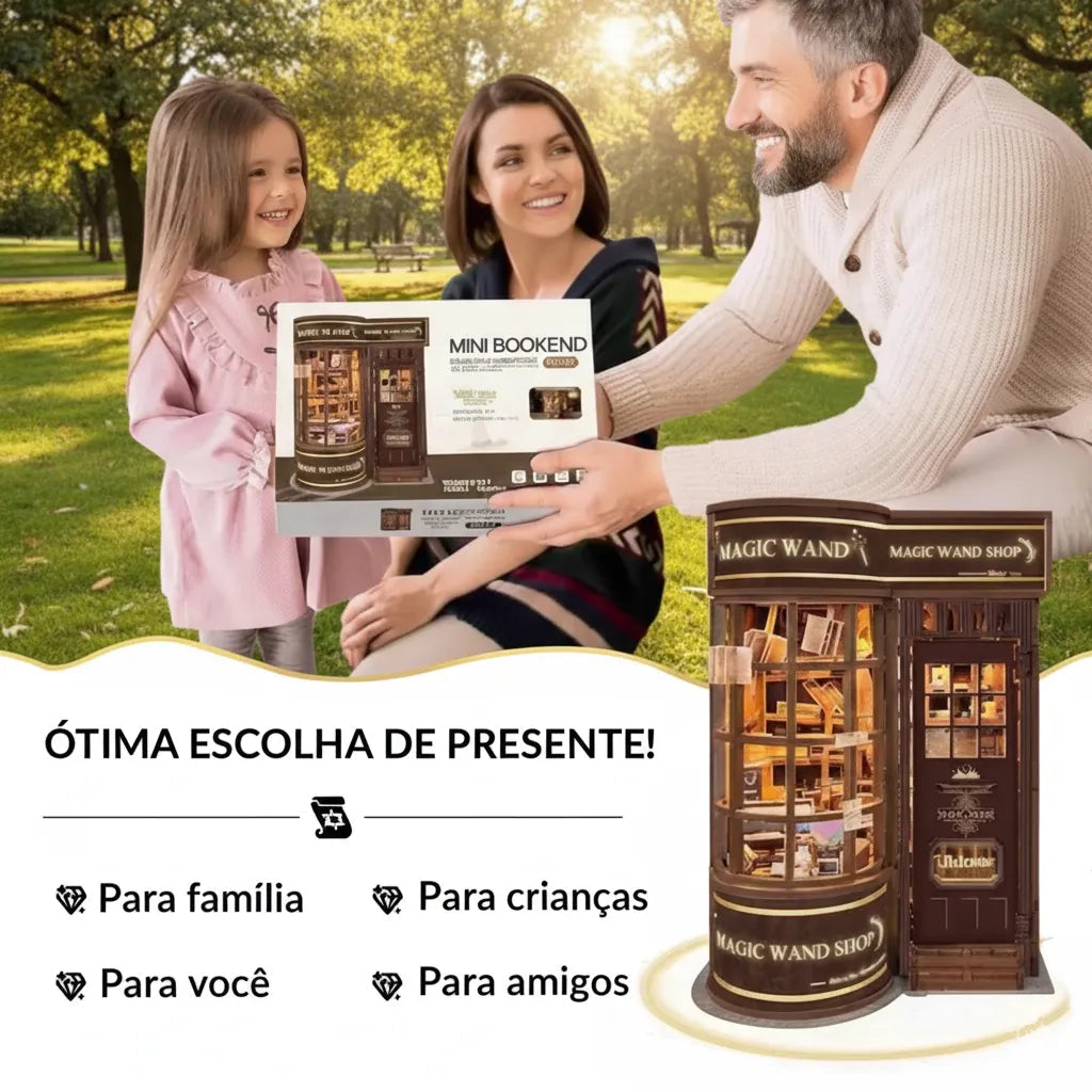 Book Nook "Empório de Varinhas Mágicas" DIY (Faça Você Mesmo)