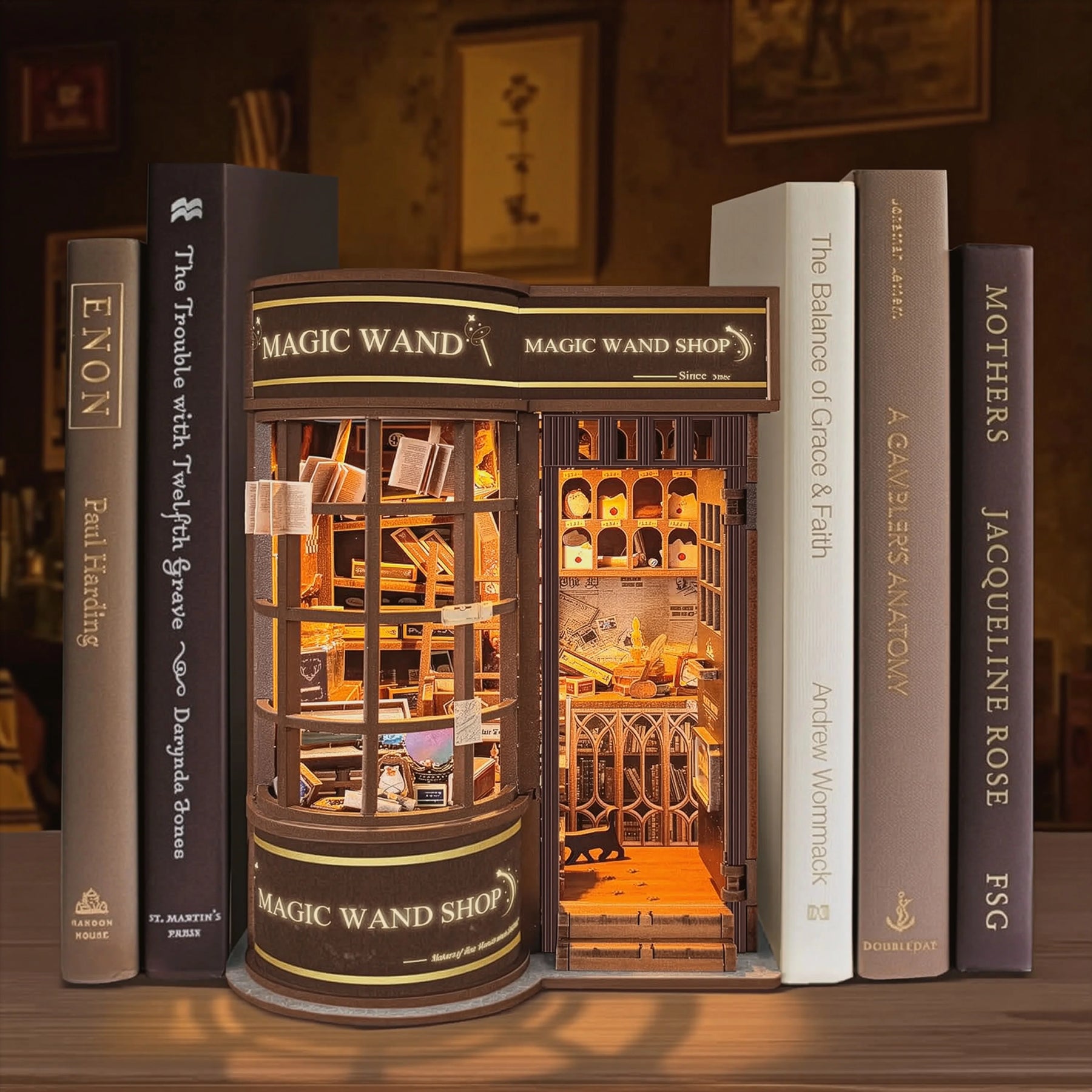 Book Nook "Empório de Varinhas Mágicas" DIY (Faça Você Mesmo)