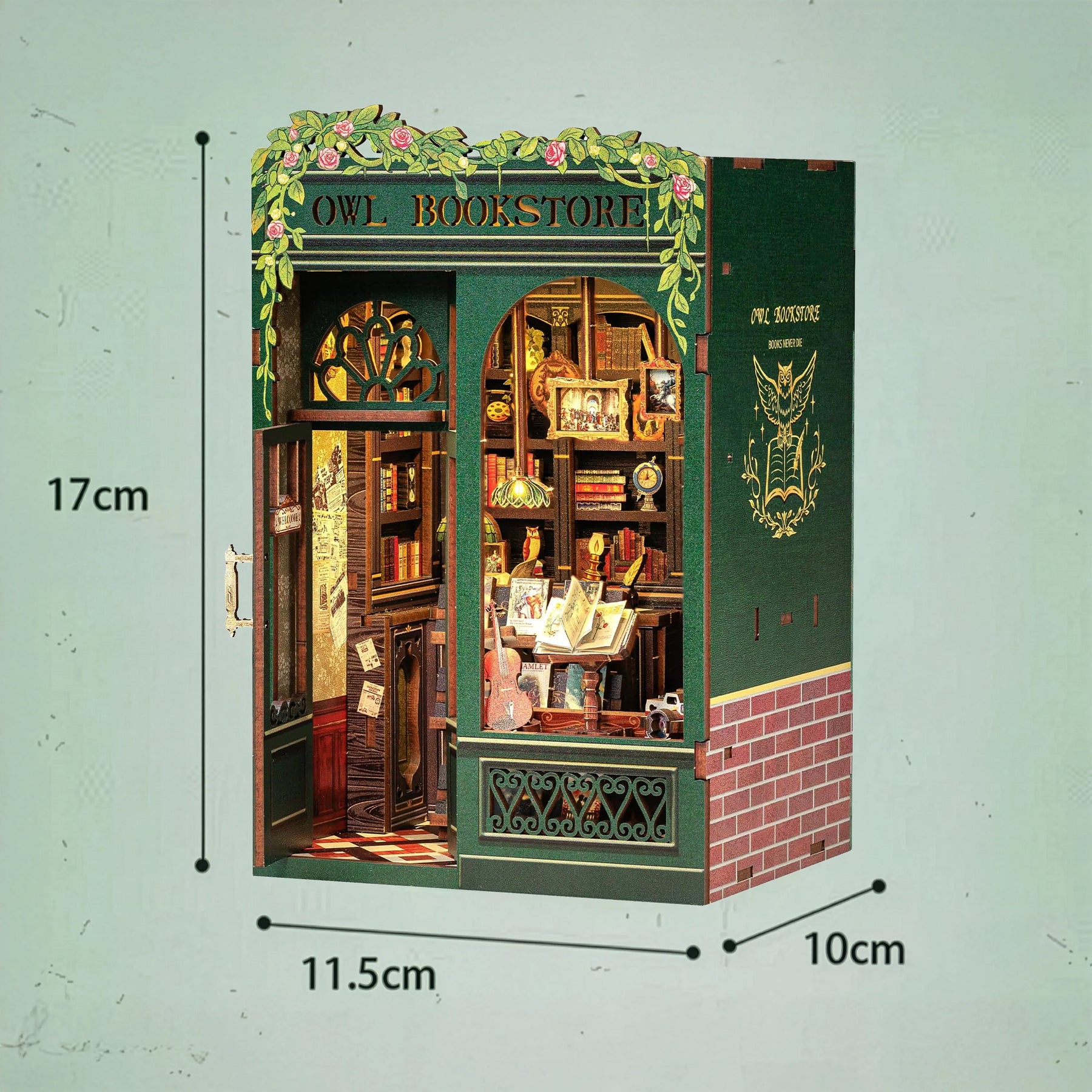 Book Nook "Livraria da Coruja" DIY (Faça Você Mesmo)