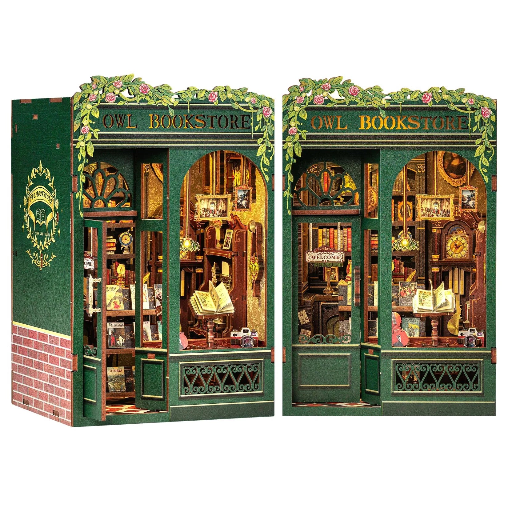 Book Nook "Livraria da Coruja" DIY (Faça Você Mesmo)