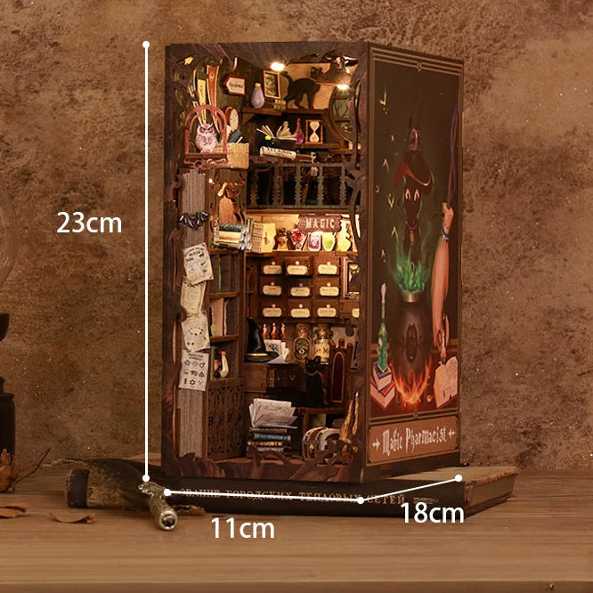 Book Nook "O Alquimista Arcano" DIY (Faça Você Mesmo)