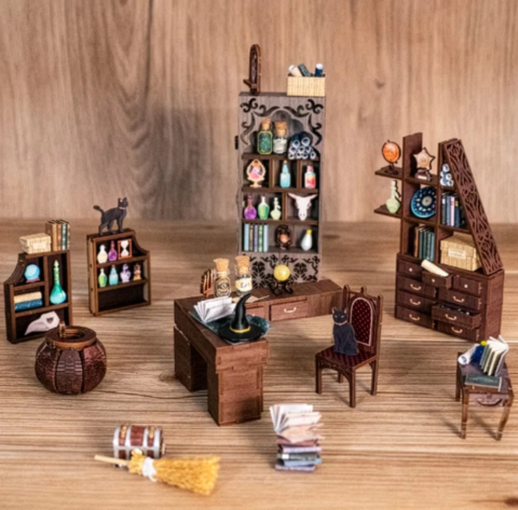 Book Nook "O Alquimista Arcano" DIY (Faça Você Mesmo)