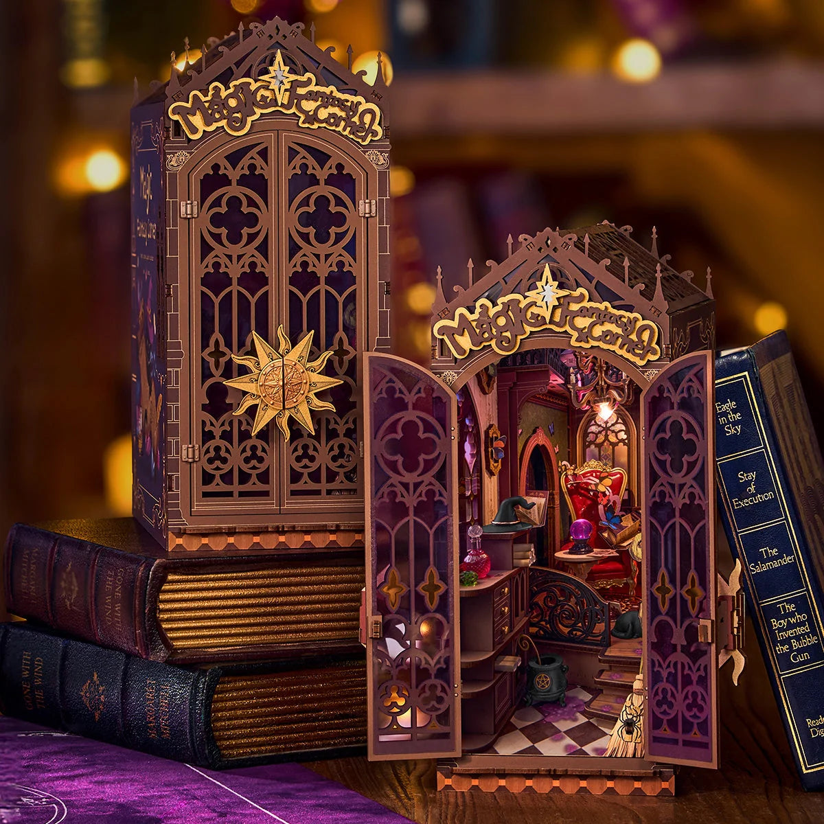 Book Nook "Reino da Fantasia" DIY (Faça Você Mesmo)
