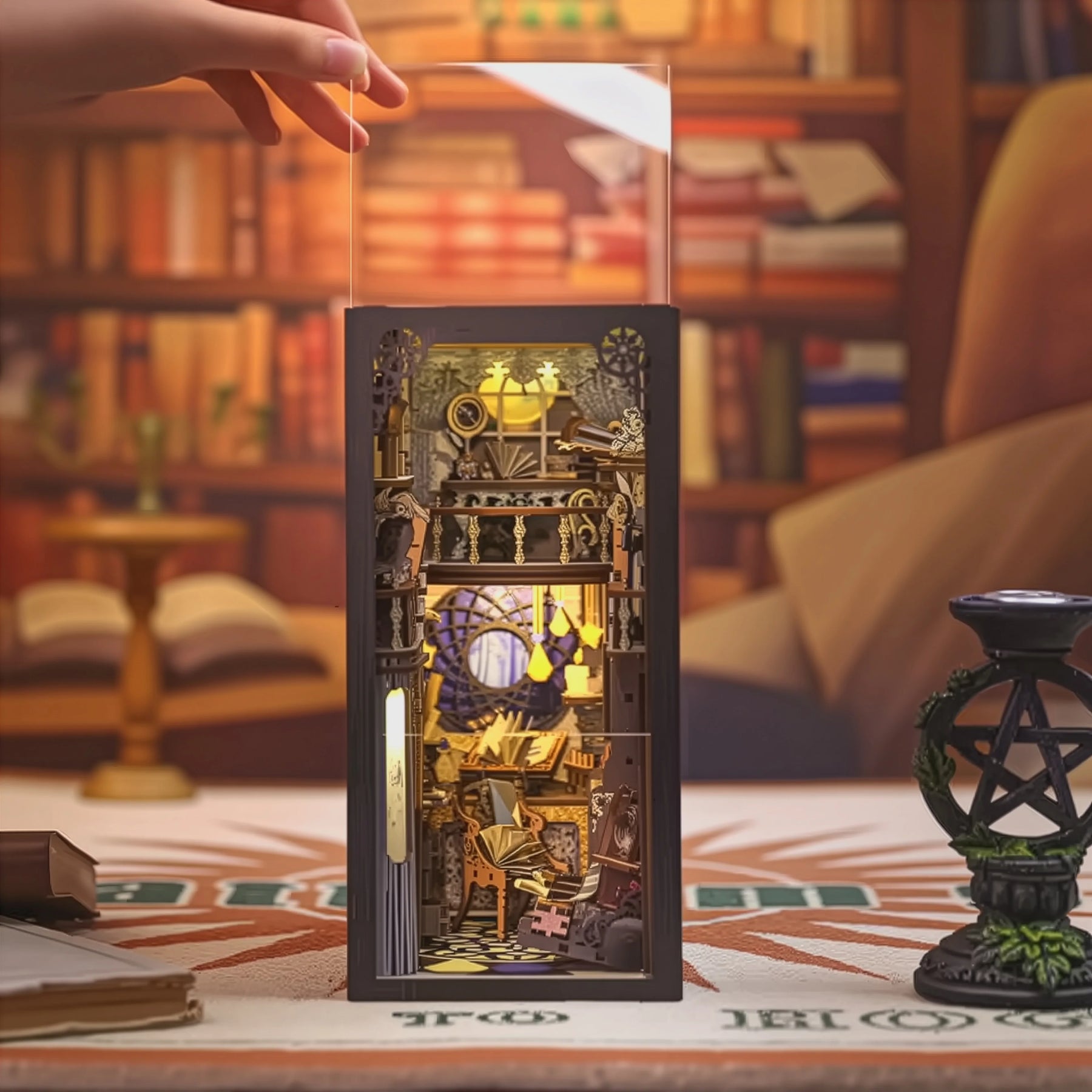 Book Nook "Sala Secreta" DIY (Faça Você Mesmo)