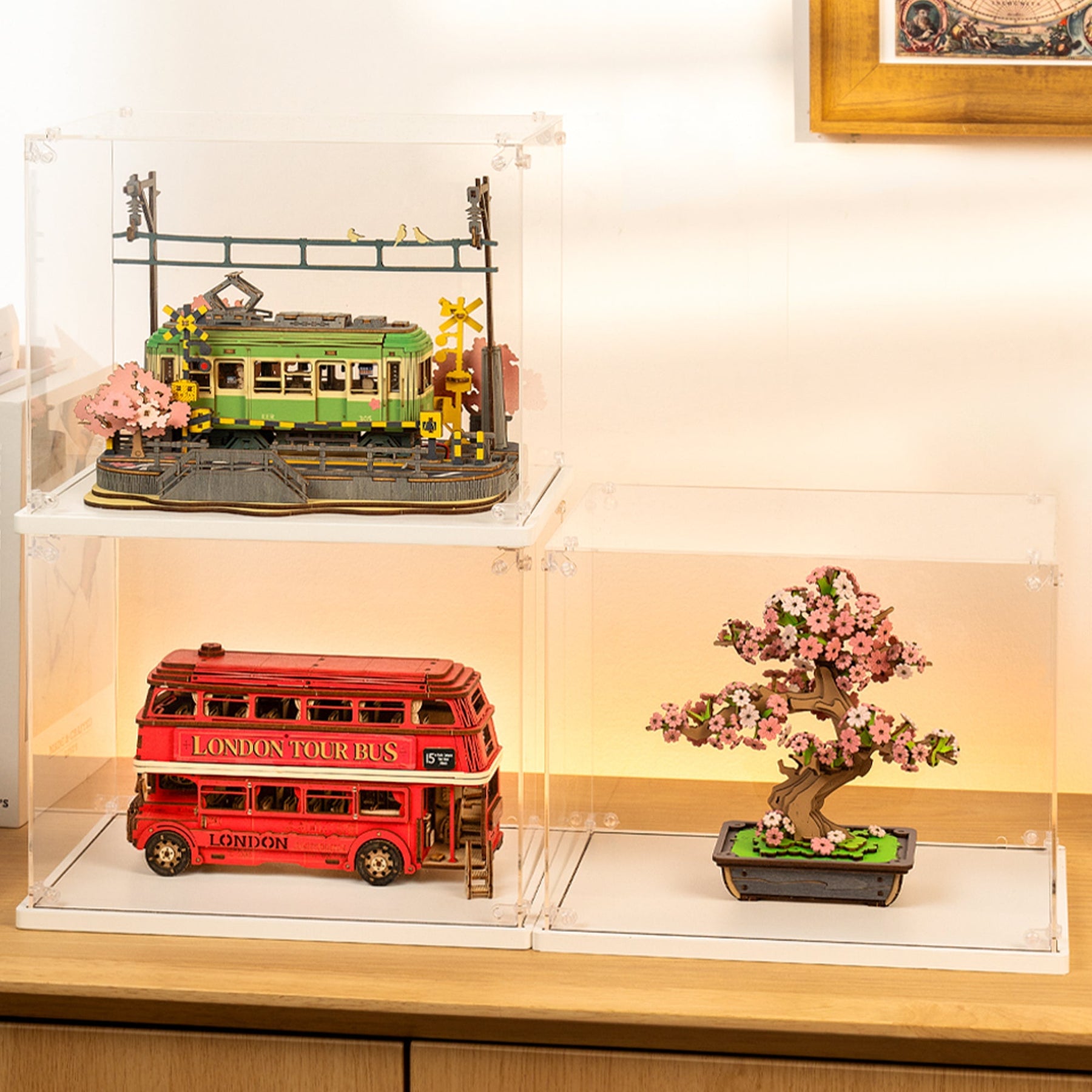 Vitrine Expositora Empilhável para Coleção Sakura
