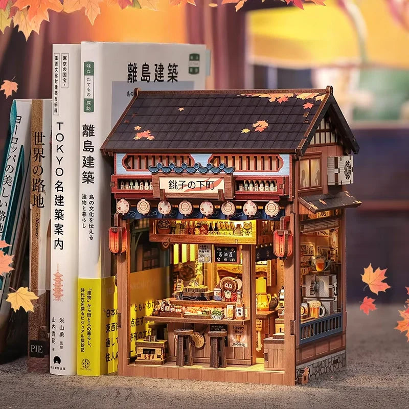 Casa Miniatura "Autêntico Bar Japonês Izakaya" DIY (Faça Você Mesmo)