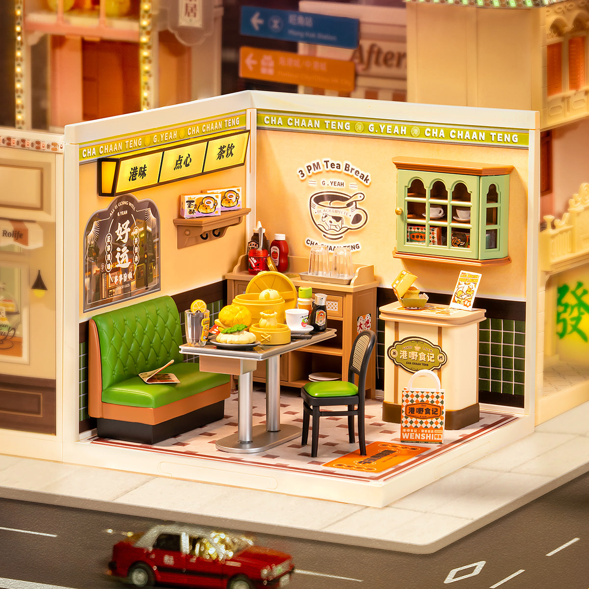 Casa Miniatura "Café Oriental" DIY (Faça Você Mesmo)