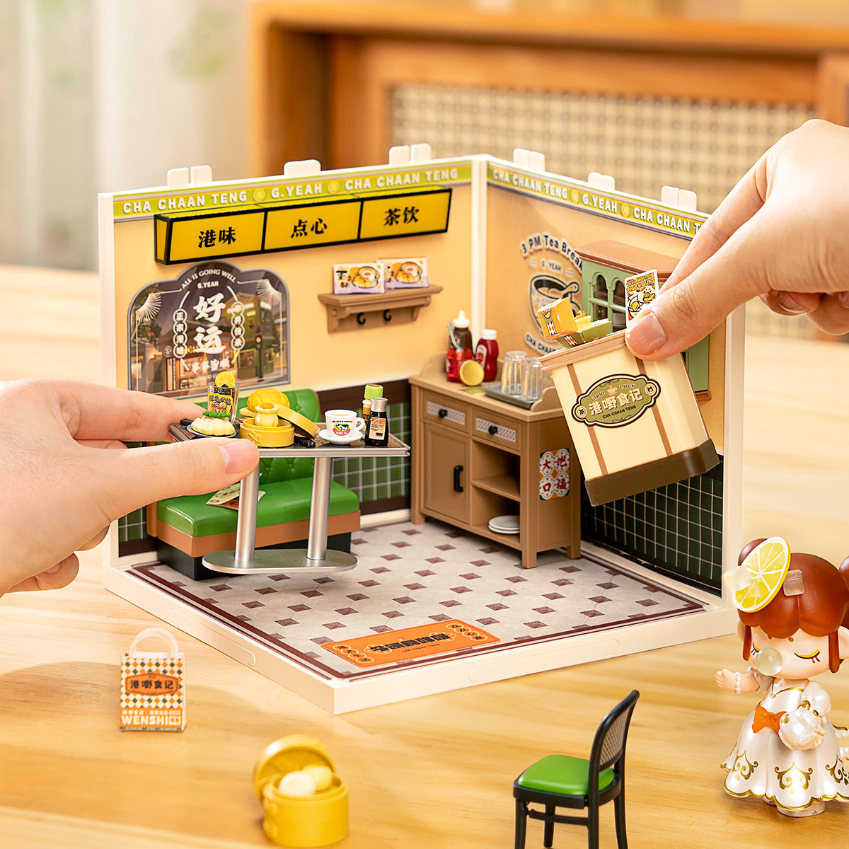 Casa Miniatura "Café Oriental" DIY (Faça Você Mesmo)