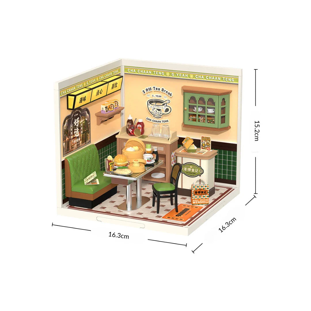 Casa Miniatura "Café Oriental" DIY (Faça Você Mesmo)