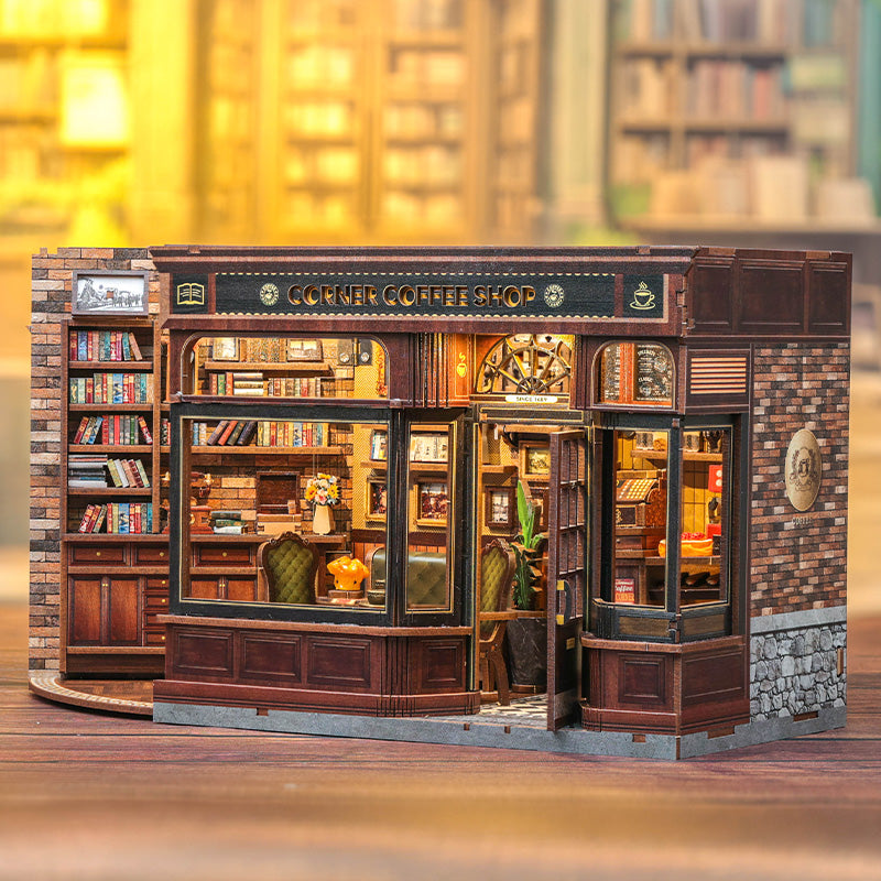 Casa Miniatura "Cafeteria do Bairro" DIY (Faça Você Mesmo)
