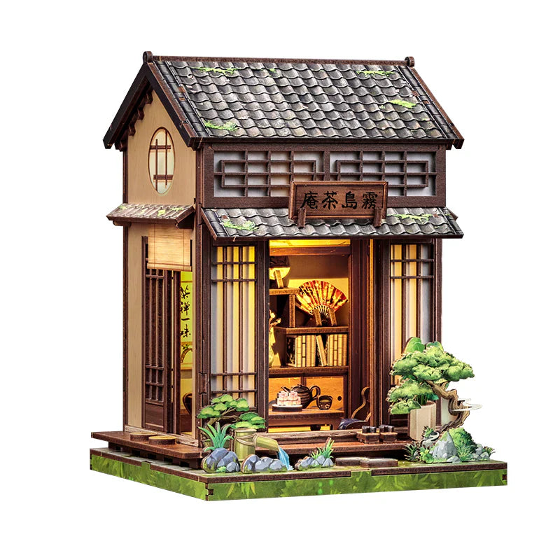 Casa Miniatura "Casa de Chá Japonesa" DIY (Faça Você Mesmo)