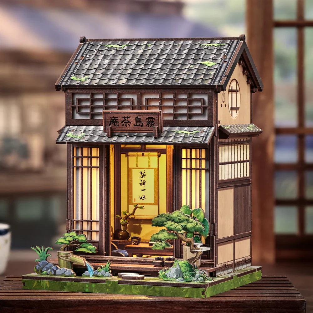 Casa Miniatura "Casa de Chá Japonesa" DIY (Faça Você Mesmo)