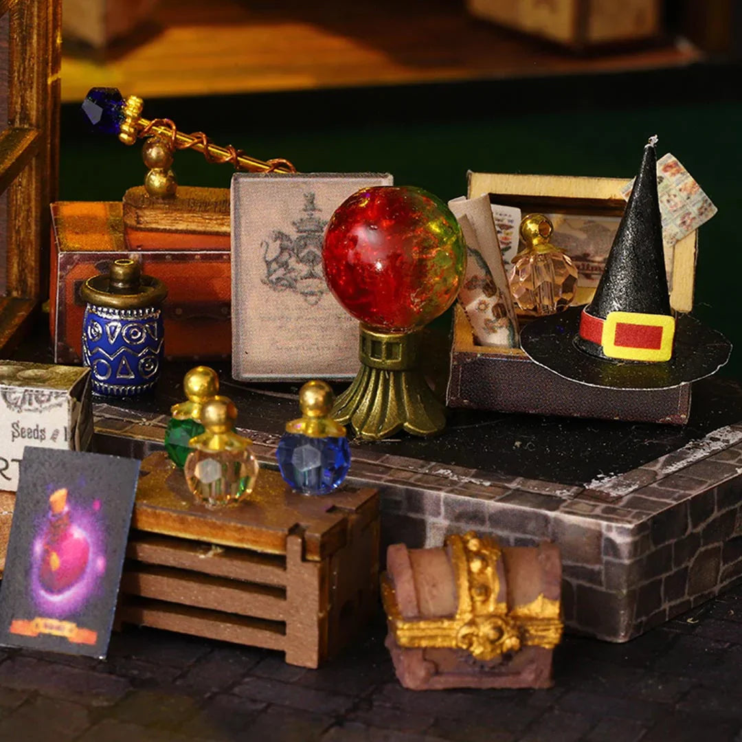 Casa Miniatura "Casa Encantada do Tesouro" DIY (Faça Você Mesmo)