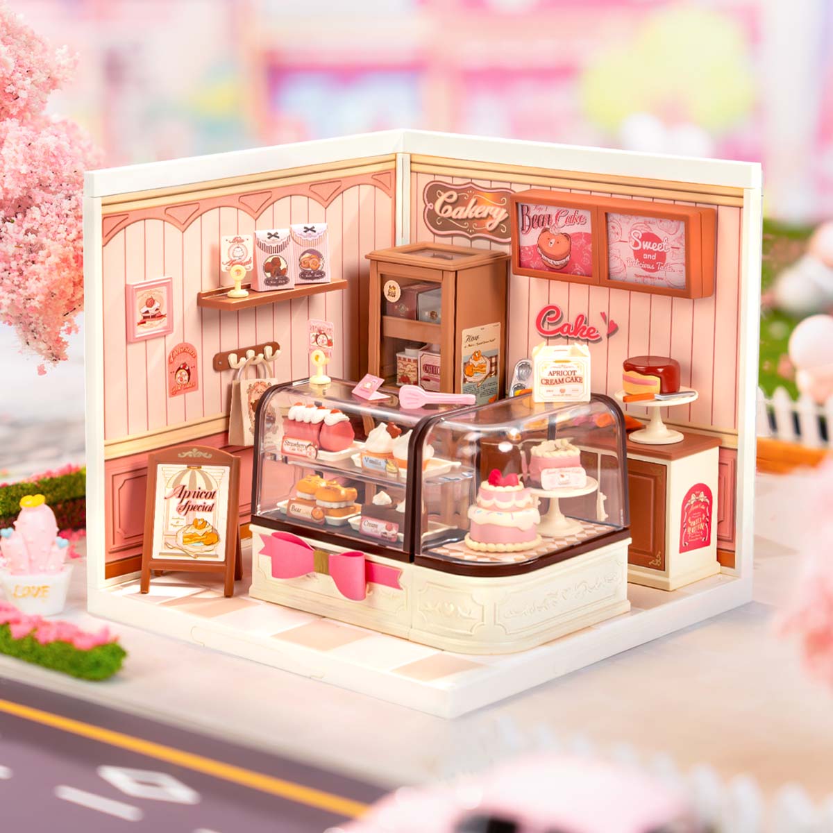 Casa Miniatura "Confeitaria de Delícias" DIY (Faça Você Mesmo)