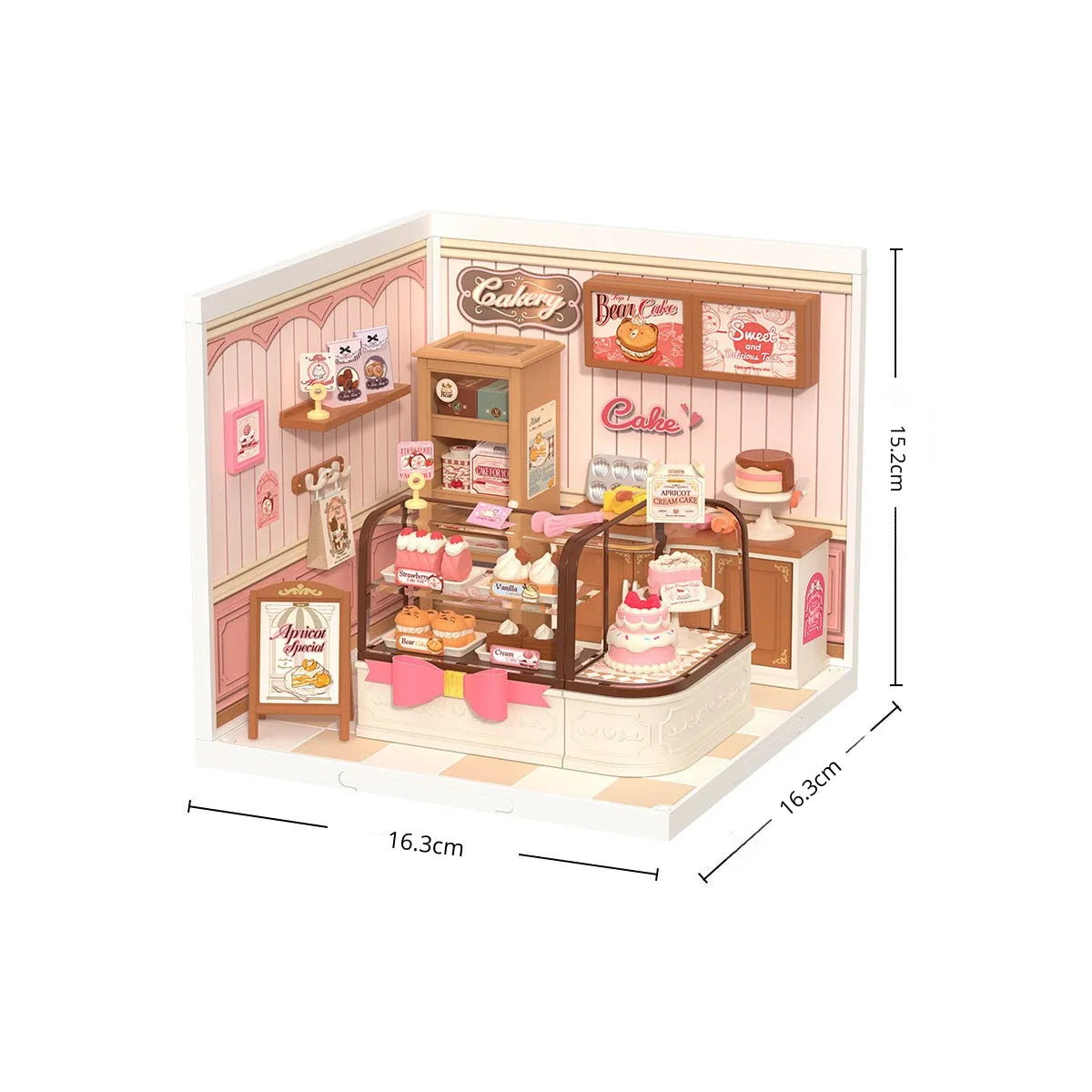 Casa Miniatura "Confeitaria de Delícias" DIY (Faça Você Mesmo)