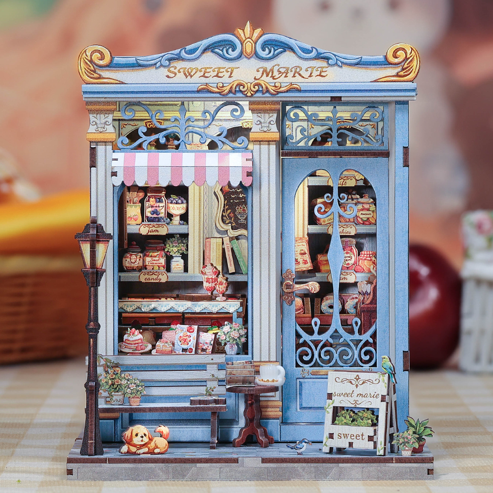 Casa Miniatura "Confeitaria Doce Marie" DIY (Faça Você Mesmo)