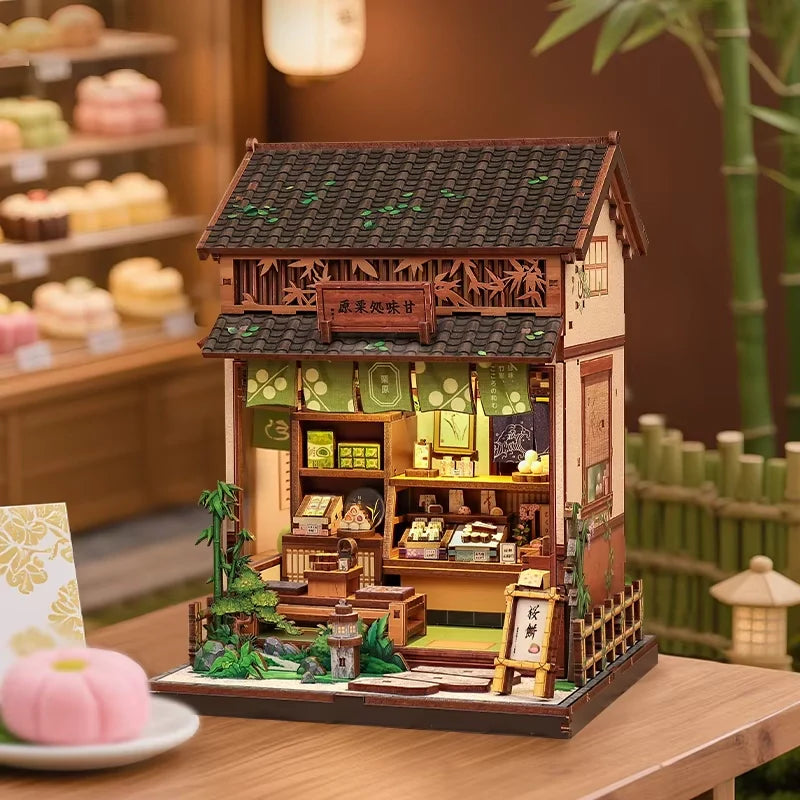 Casa Miniatura "Doçaria Tradicional Japonesa" DIY (Faça Você Mesmo)