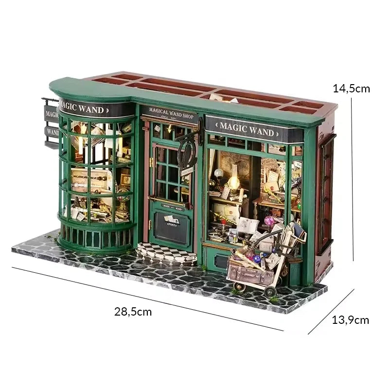 Casa Miniatura "Empório Mágico" DIY (Faça Você Mesmo)