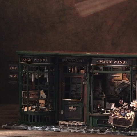 Casa Miniatura "Empório Mágico" DIY (Faça Você Mesmo)