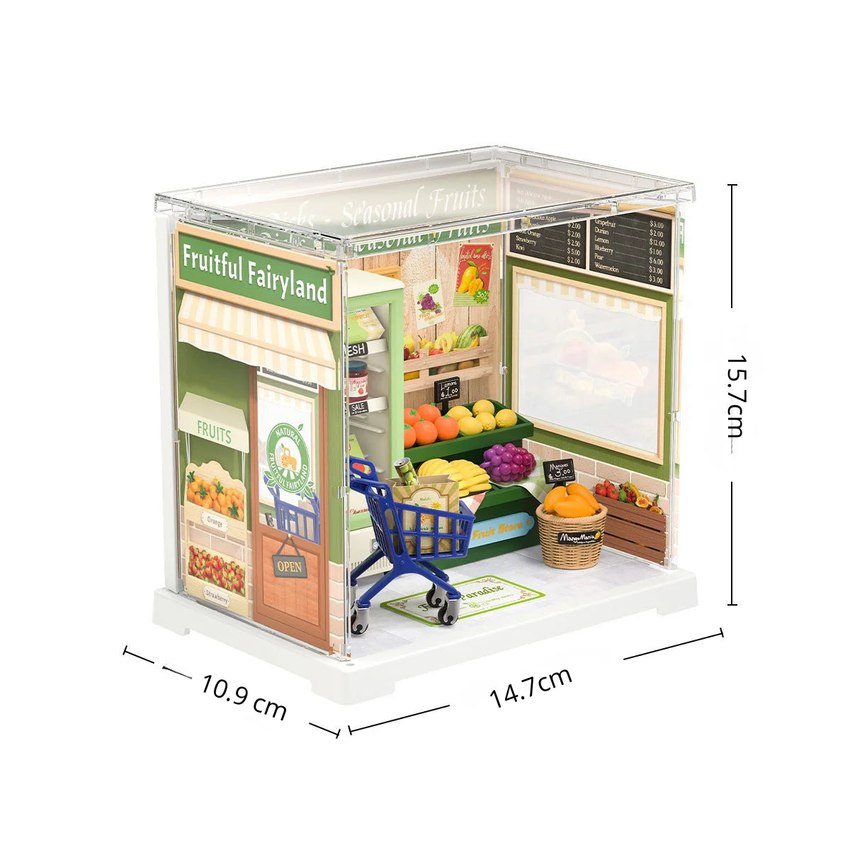 Casa Miniatura "Empório Saudável" DIY (Faça Você Mesmo)