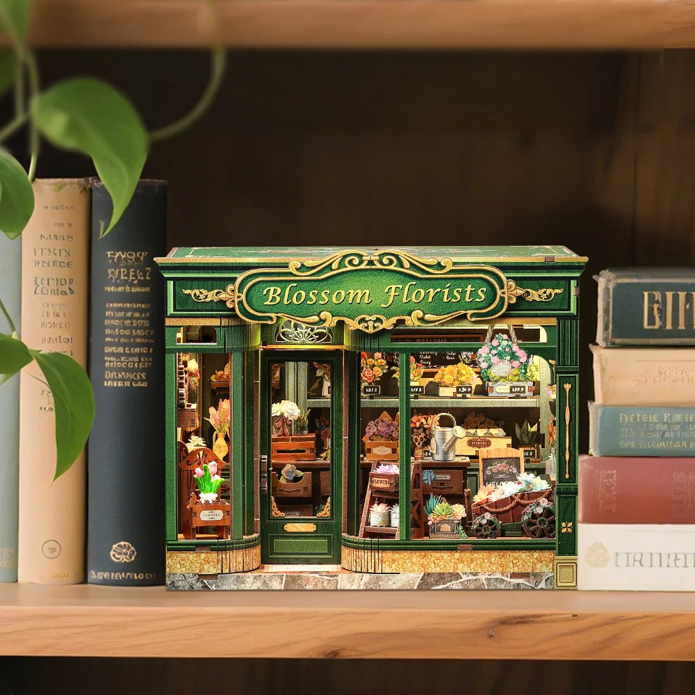 Casa Miniatura "Floricultura Mágica" DIY (Faça Você Mesmo)