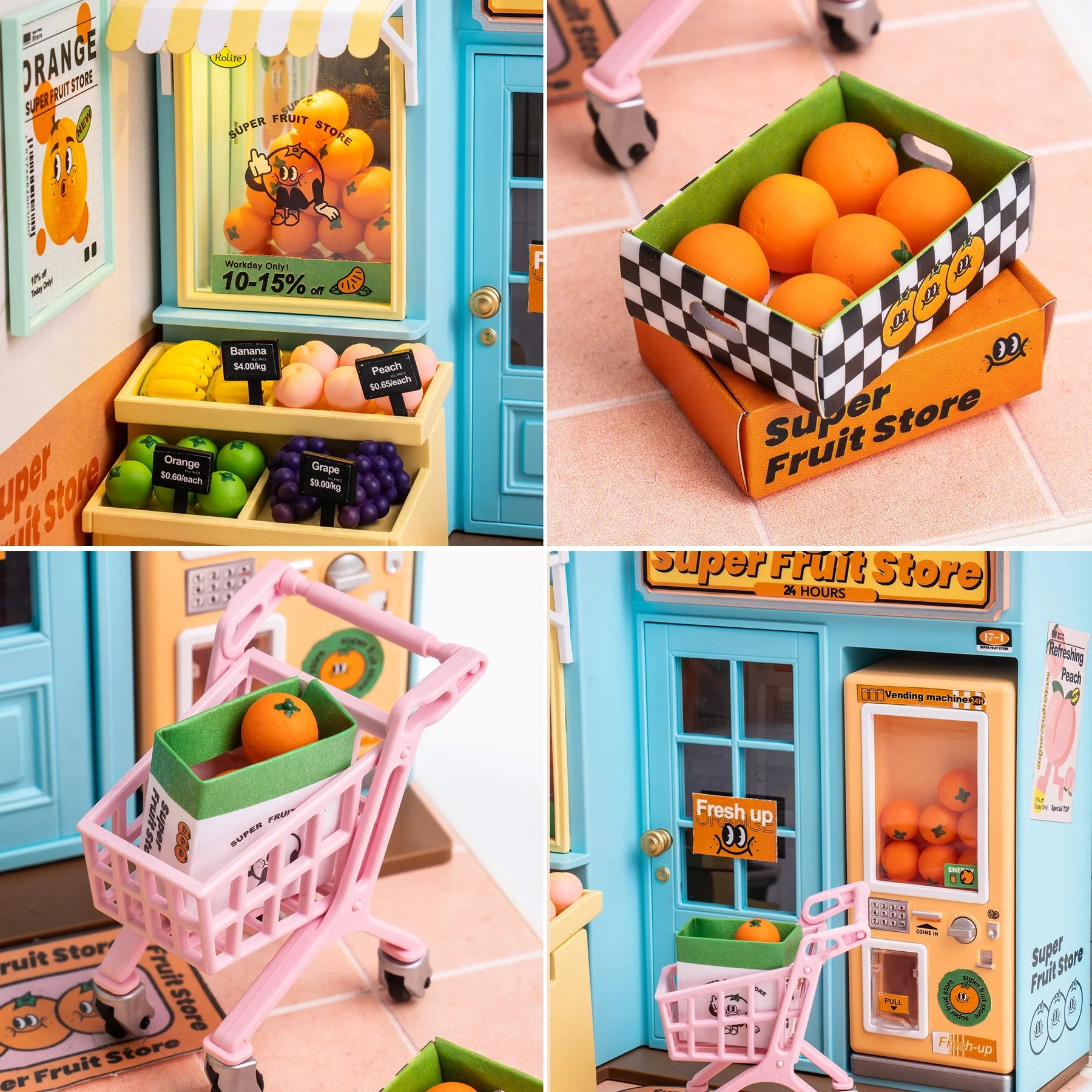 Casa Miniatura "Fruteira de Bairro" DIY (Faça Você Mesmo)