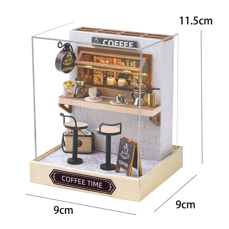 Casa Miniatura "Hora do Café" DIY (Faça Você Mesmo)