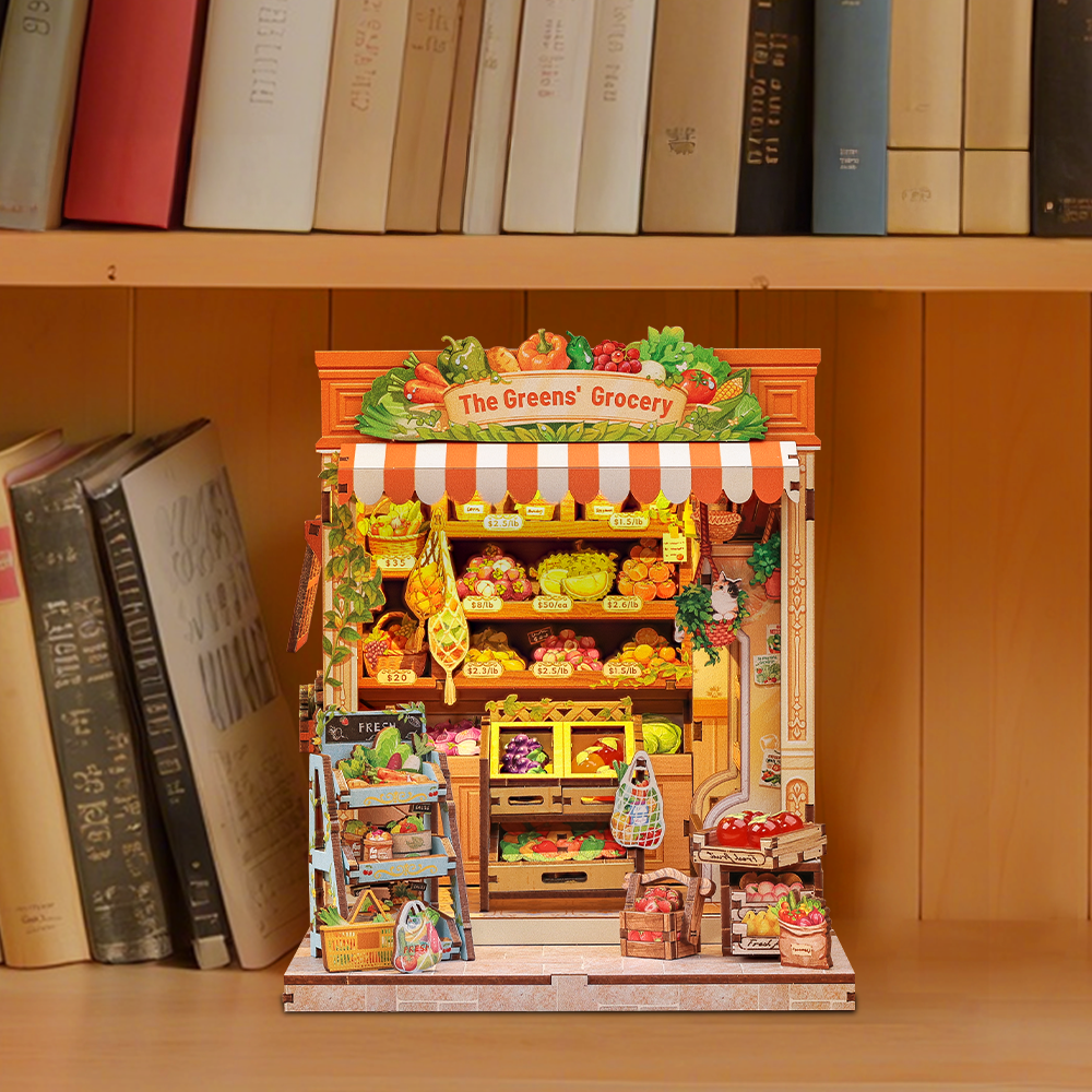 Casa Miniatura "Hortifruti da Vila" DIY (Faça Você Mesmo)