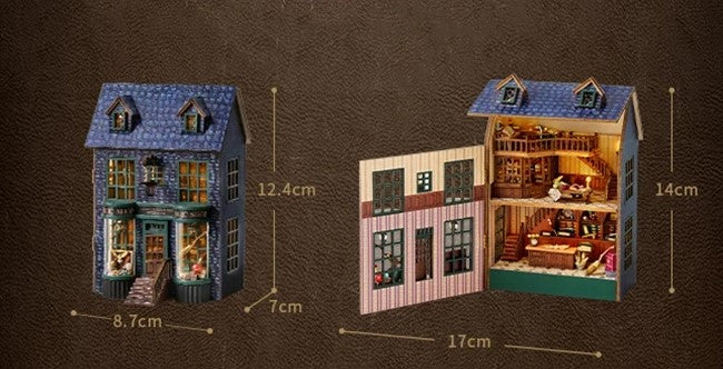 Casa Miniatura "Loja Mágica" DIY (Faça Você Mesmo)