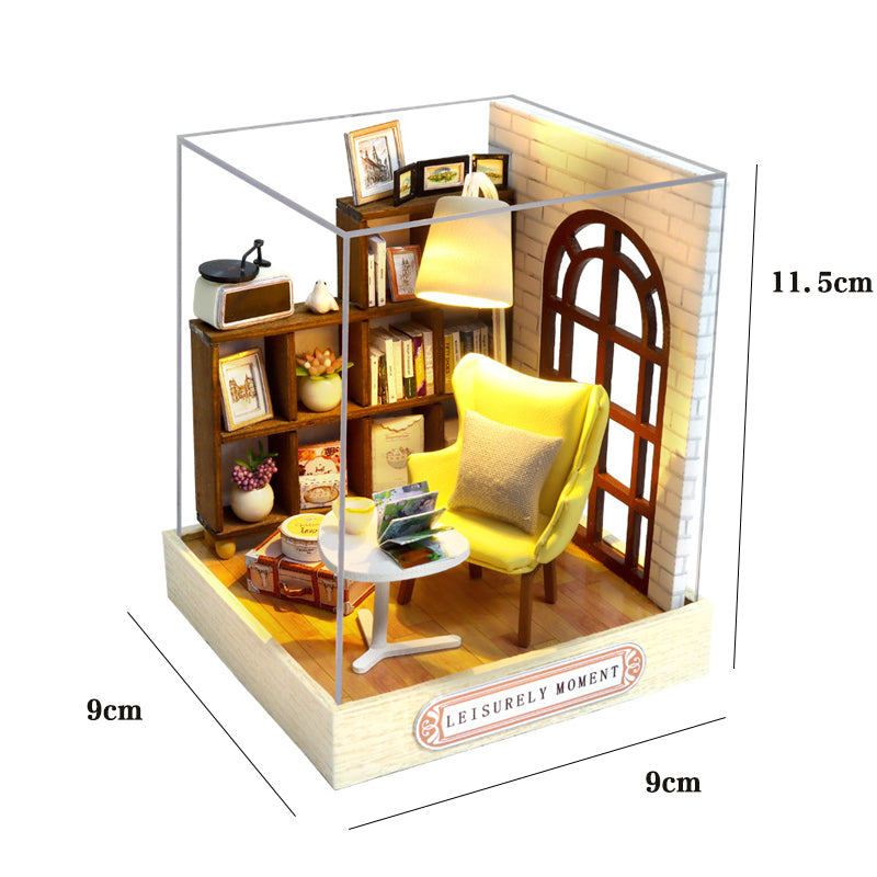 Casa Miniatura "Momento de Lazer" DIY (Faça Você Mesmo)