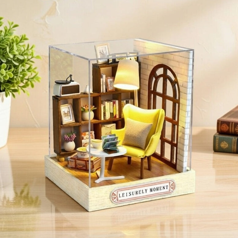 Casa Miniatura "Momento de Lazer" DIY (Faça Você Mesmo)