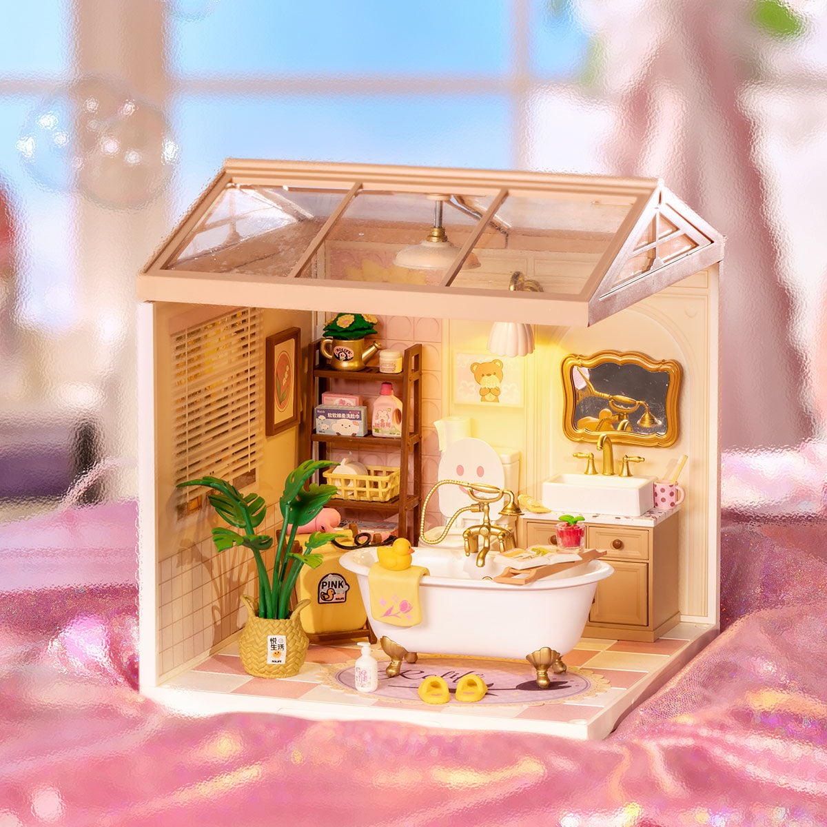 Casa Miniatura "O Banheiro Aconchegante" DIY (Faça Você Mesmo)