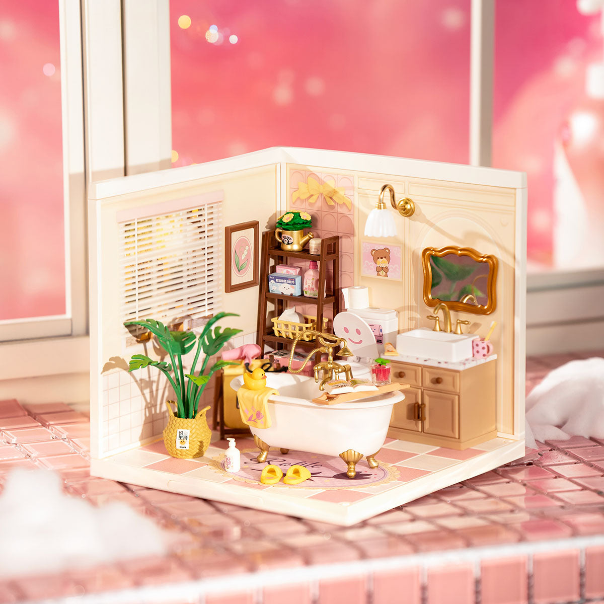 Casa Miniatura "O Banheiro Aconchegante" DIY (Faça Você Mesmo)