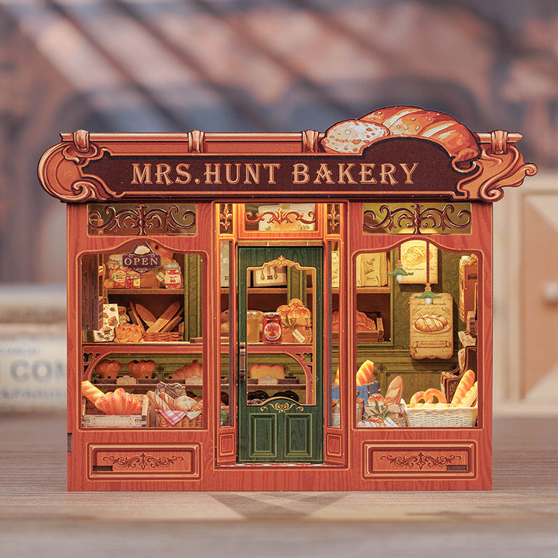 Casa Miniatura "Padaria da Senhora Hunt" DIY (Faça Você Mesmo)