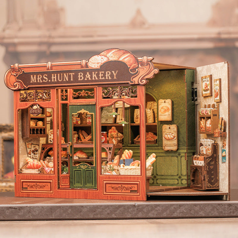 Casa Miniatura "Padaria da Senhora Hunt" DIY (Faça Você Mesmo)