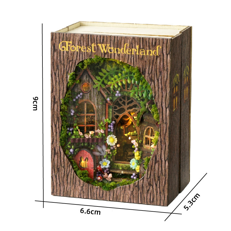 Casa Miniatura "Paraíso da Floresta" DIY (Faça Você Mesmo)