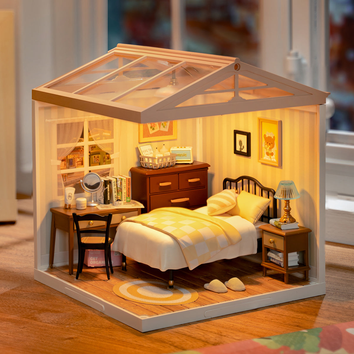Casa Miniatura "Quarto de Descanso" DIY (Faça Você Mesmo)
