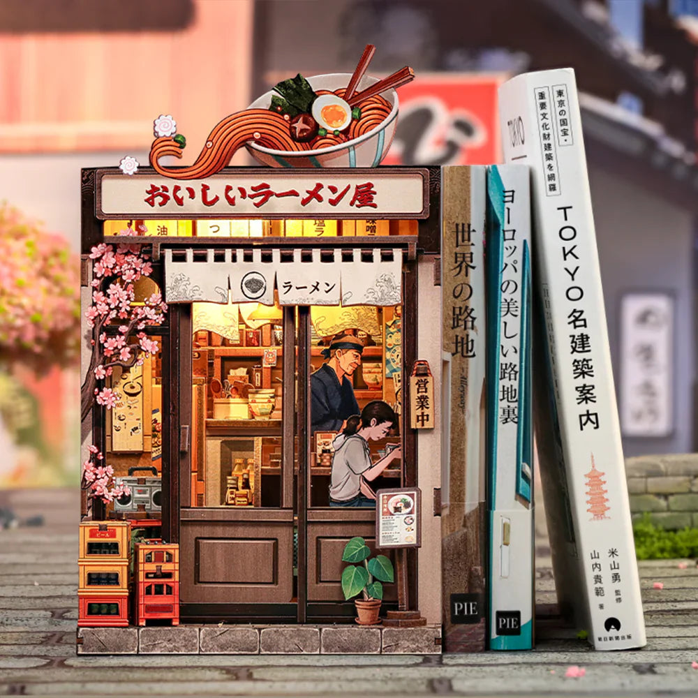 Casa Miniatura "Restaurante Oishii Ramen" DIY (Faça Você Mesmo)