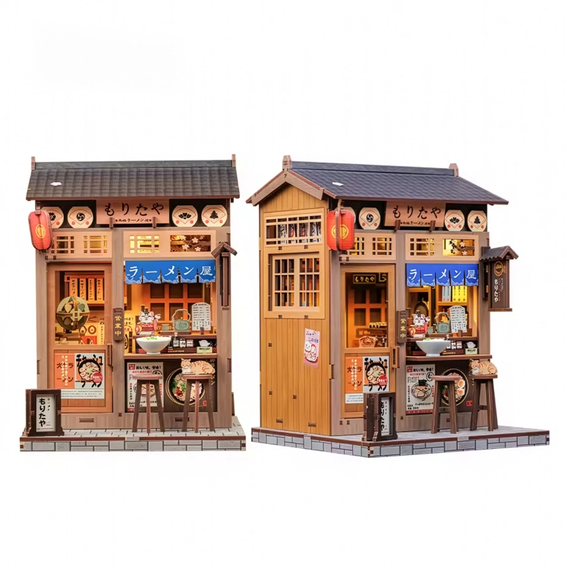 Casa Miniatura "Restaurante Ramen-ya" DIY (Faça Você Mesmo)