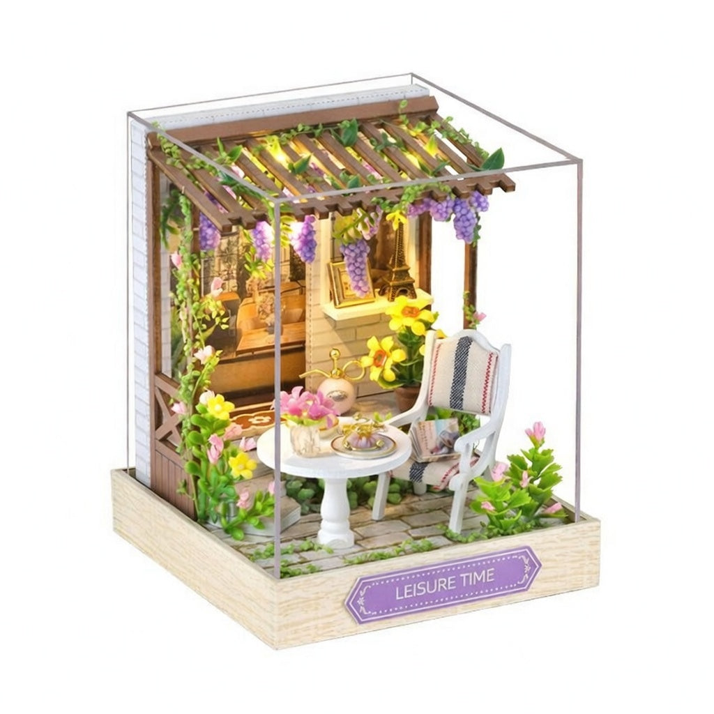 Casa Miniatura "Tempo Livre" DIY (Faça Você Mesmo)