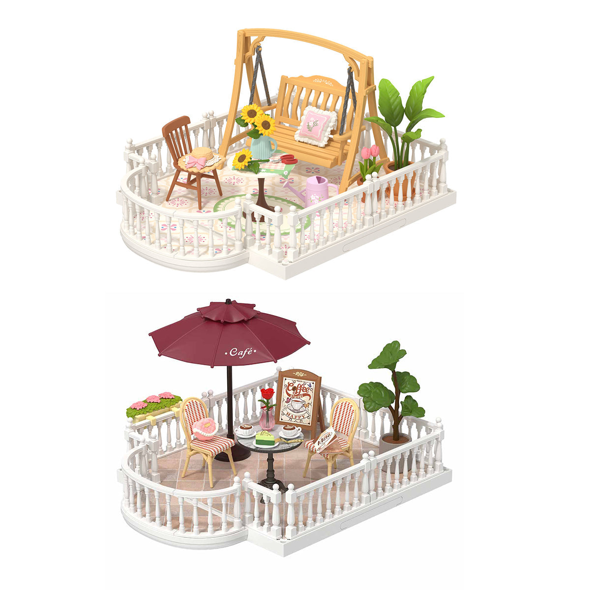 Casa Miniatura "Terraço" DIY (Faça Você Mesmo)