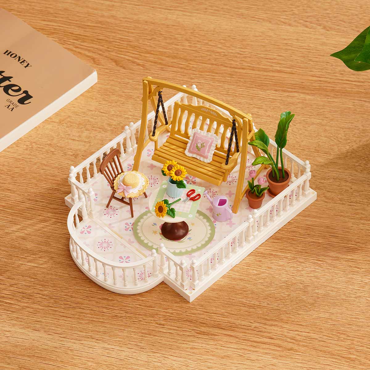 Casa Miniatura "Terraço" DIY (Faça Você Mesmo)