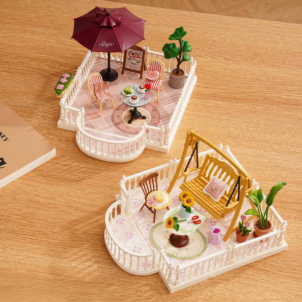 Casa Miniatura "Terraço" DIY (Faça Você Mesmo)