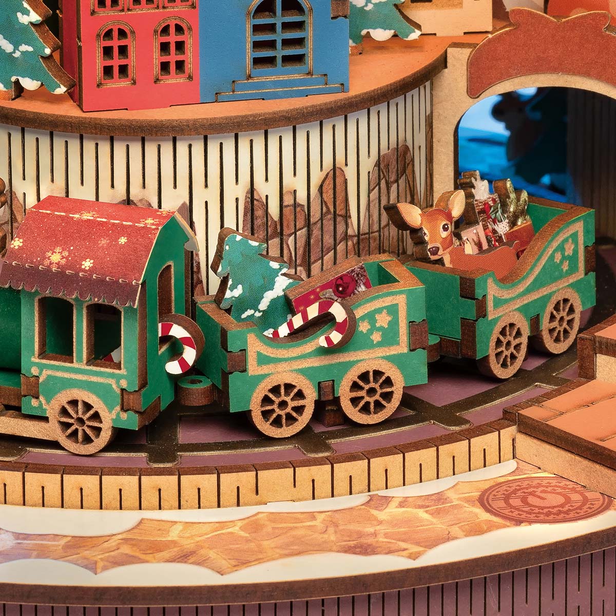 Quebra-cabeça 3D "Árvore Musical de Natal"