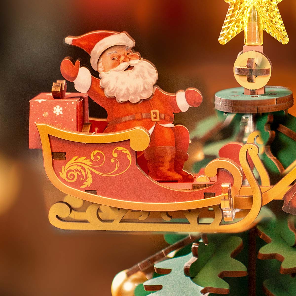 Quebra-cabeça 3D "Árvore Musical de Natal"