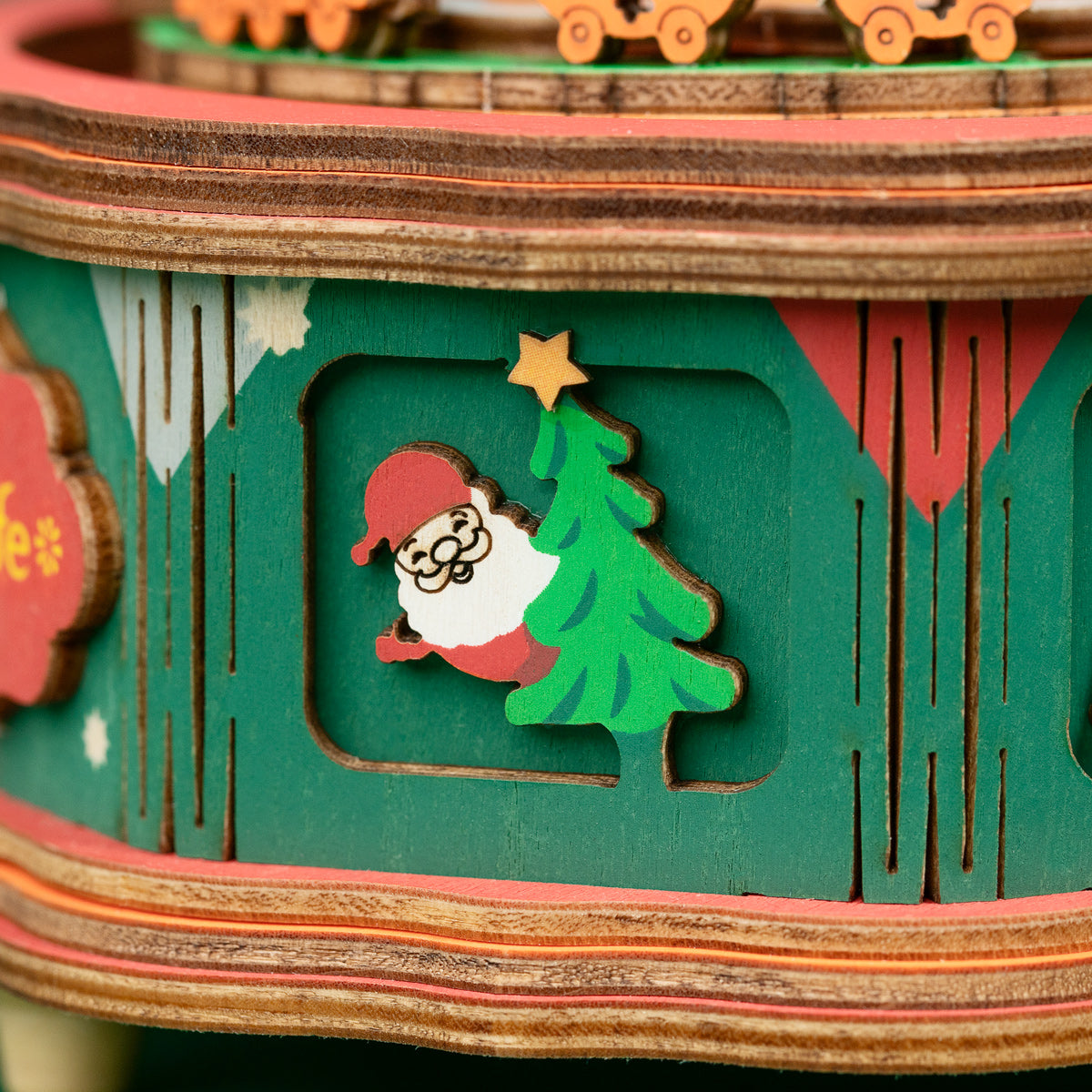 Quebra-cabeça 3D "Vila Musical de Natal do Papai Noel"